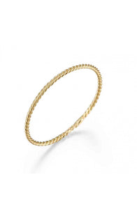 ANILLO TRENZADO - PLATA 925 BAÑO ORO 24K