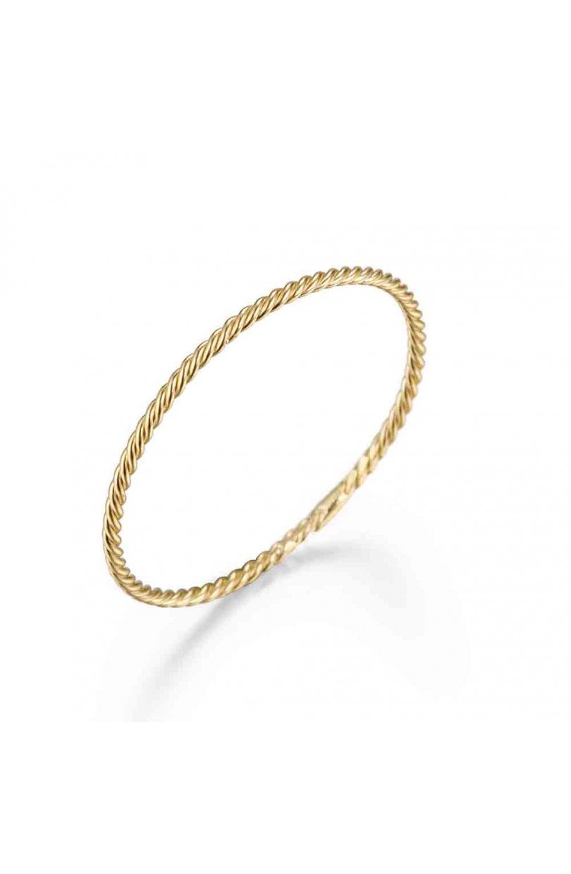 ANILLO TRENZADO - PLATA 925 BAÑO ORO 24K