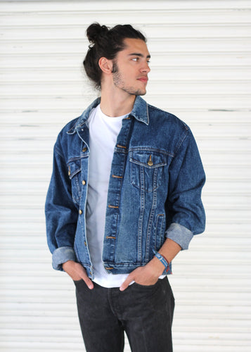 VINTAGE DENIM JACKET TONO MEDIO - VARIAS TALLAS DISPONIBLES