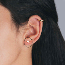 Cargar imagen en el visor de la galería, Pendientes rayo - plata baño oro 18K - par 19€ unidad 10€