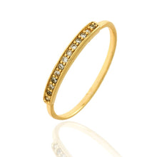 Cargar imagen en el visor de la galería, ANILLO CIRCONITAS - PLATA 925 BAÑO ORO 24K