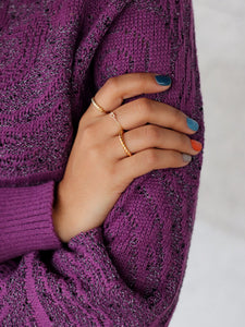 Anillo nudo - Plata 925 - Talla 10 y 14