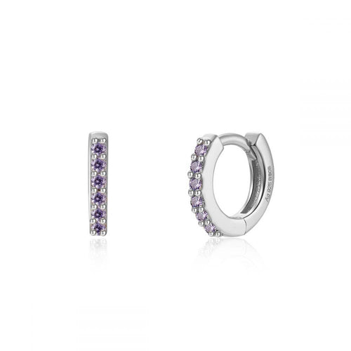 Pendientes aro amatista 10 mm - Plata 925 - par 25€ unidad 13€
