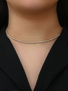 Collar Casilda - Acero dorado 316L baño oro 18K