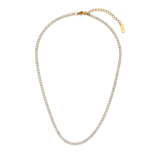 Collar Casilda - Acero dorado 316L baño oro 18K
