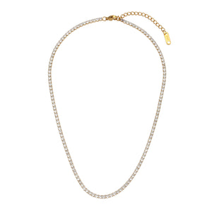 Collar Casilda - Acero dorado 316L baño oro 18K