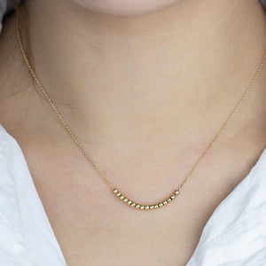 Collar bolitas - Plata 925
