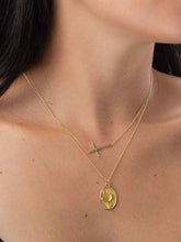 Cargar imagen en el visor de la galería, Collar Cruz 38 + 3 cm - Plata 925