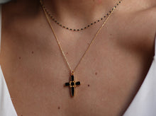 Cargar imagen en el visor de la galería, Collar JABA - Plata 925 baño oro 18k