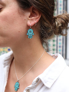 Pendientes aro 14mm HISHAM - Plata 925