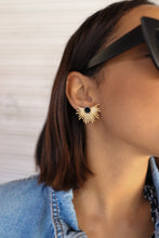 Cargar imagen en el visor de la galería, Pendientes MUMBAI - Plata baño oro 18K - par 30€