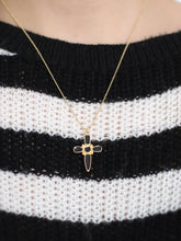 Cargar imagen en el visor de la galería, Collar JABA - Plata 925 baño oro 18k