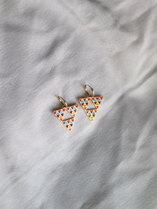 PENDIENTES ARO 14mm CAMERÚN - PLATA BAÑO ORO 24K - par 30€