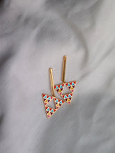 Cargar imagen en el visor de la galería, PACK: COLLAR + PENDIENTES BARRA CAMERÚN - PLATA BAÑO ORO 24K