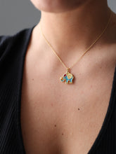 Cargar imagen en el visor de la galería, Collar BENIN - Plata 925 baño oro 18k