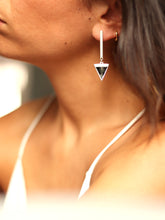 Cargar imagen en el visor de la galería, PACK: COLLAR + PENDIENTES BARRA UNIS - PLATA 925