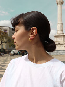 Pendientes ROSSIO - Plata baño oro 18k - par 25€