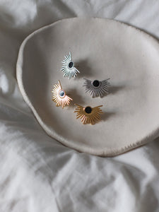 Pendientes MUMBAI - Plata baño oro 18K - par 30€