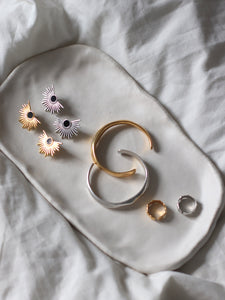 Pendientes MUMBAI - Plata baño oro 18K - par 30€