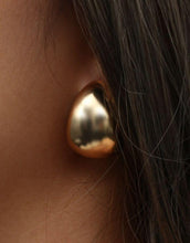 Cargar imagen en el visor de la galería, PENDIENTES ARO 25MM - ACERO DORADO BAÑO ORO 24K