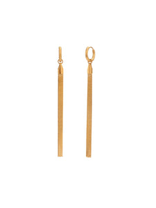 PENDIENTES AROS MAGIC - ACERO DORADO BAÑO ORO 18K