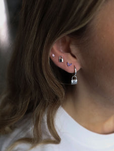 Pendientes aro candado 11 mm - Plata 925 - par 25€ unidad 13€