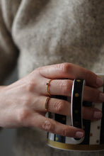 Cargar imagen en el visor de la galería, Anillo circonita negra · Plata 925 · Talla 10 y 12