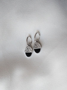 Pendientes aro click 12mm bellotera  - Plata