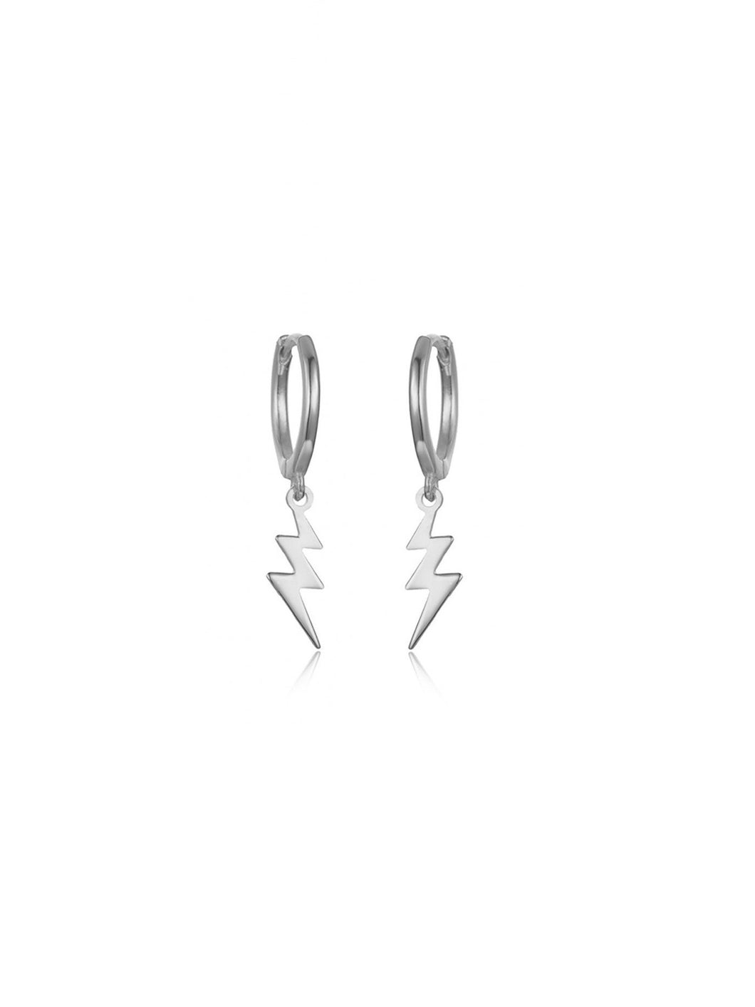 Pendiente aro rayo 11 mm- Plata 925 - par 25€ unidad 13€