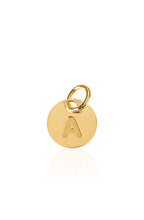 Cargar imagen en el visor de la galería, Cadena y colgante letra - Plata 925 baño oro 18k - Elige tu letra y cadena!