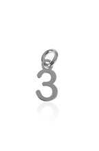 Cargar imagen en el visor de la galería, Collar: cadena y colgante número Plata 925 - Todos disponibles
