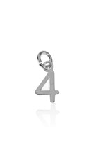 Cargar imagen en el visor de la galería, Collar: cadena y colgante número Plata 925 - Todos disponibles