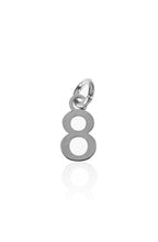 Cargar imagen en el visor de la galería, Collar: cadena y colgante número Plata 925 - Todos disponibles