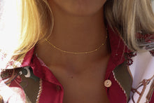 Cargar imagen en el visor de la galería, Cadena bolitas  • Plata 925 baño oro 18K