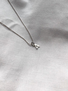 Collar: cadena y colgante número Plata 925 - Todos disponibles