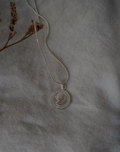 Collar moneda San Jorge • Plata 925