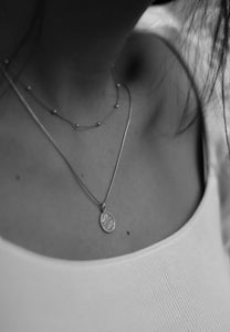 Collar moneda San Jorge • Plata 925