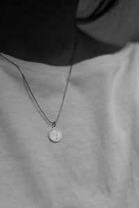 Collar moneda San Jorge • Plata 925