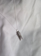 Cargar imagen en el visor de la galería, Pack: Collar + pendientes barra ANGOLA - Plata 925