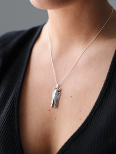 Pack: Collar + pendientes barra ANGOLA - Plata 925