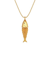 Cargar imagen en el visor de la galería, Collar Lisboa - Acero dorado 316L baño oro 18K