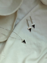 Cargar imagen en el visor de la galería, PACK: COLLAR + PENDIENTES BARRA UNIS - PLATA 925