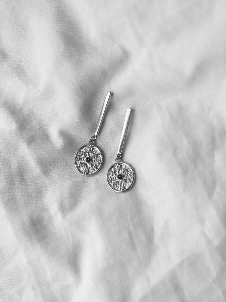 Pendientes barra DELHI - Plata 925