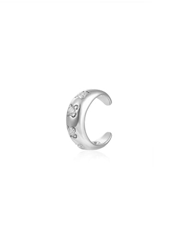 Pendiente ear cuff circonitas - Plata 925