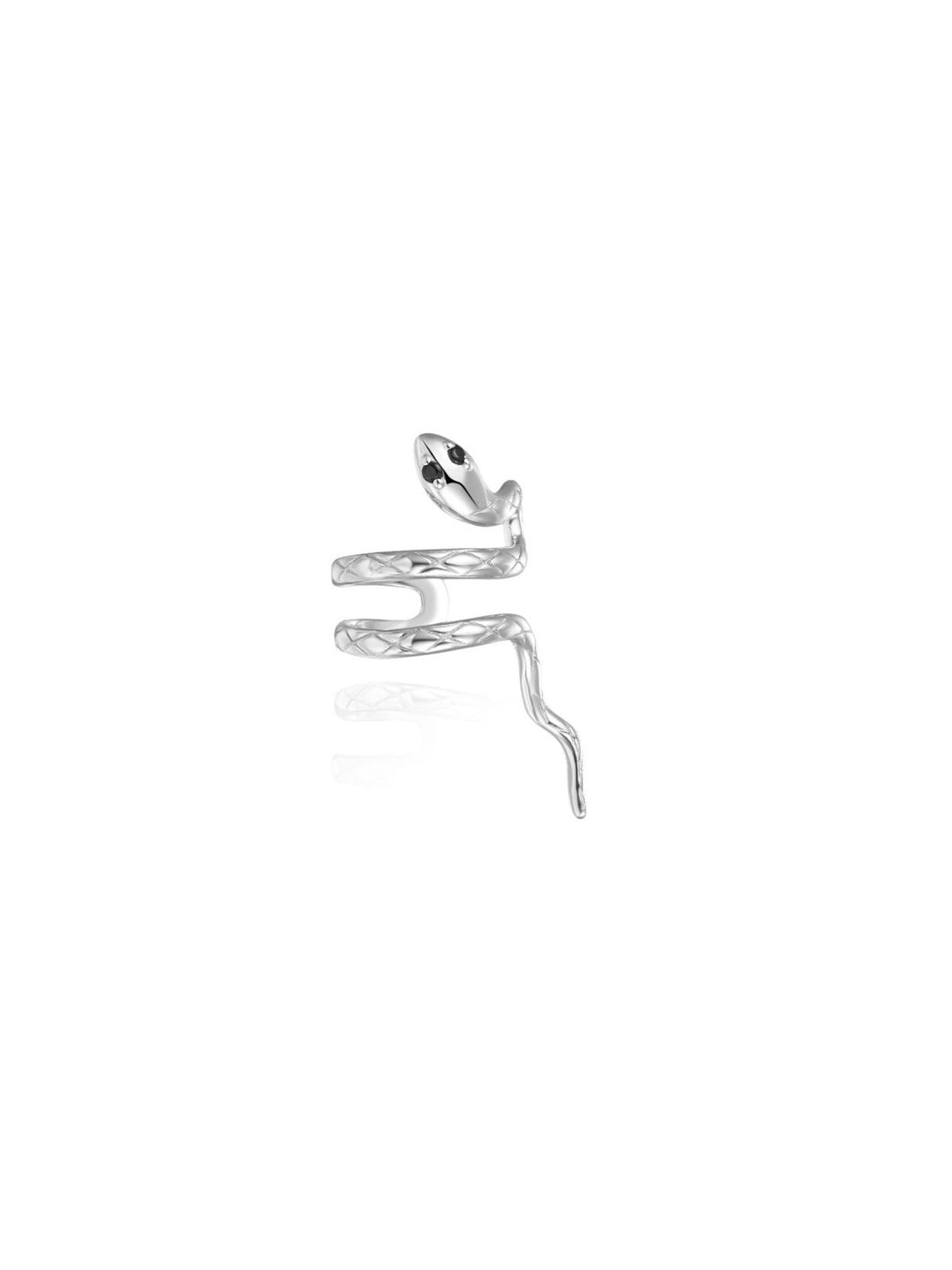 PENDIENTE EAR CUFF SERPIENTE - PLATA 925