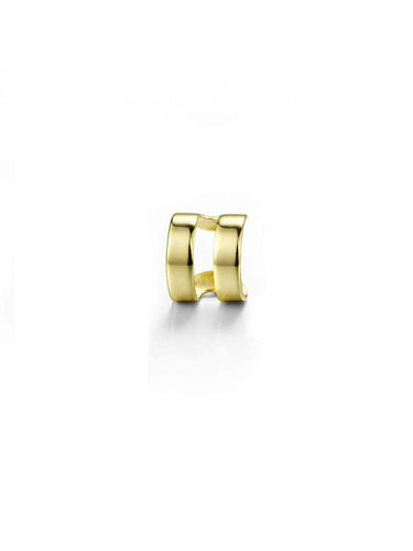 PENDIENTE EAR CUFF - PLATA 925 BAÑO ORO 24K