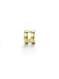 PENDIENTE EAR CUFF - PLATA 925 BAÑO ORO 24K