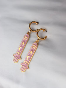 PACK MEQUÍNEZ: pendientes + collar - plata baño oro 24K