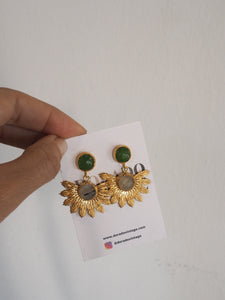 Pendientes Gold Party 007 - Baño oro 24K