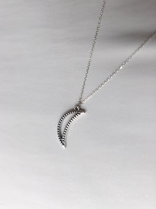 Collar TÁNGER - Plata vieja